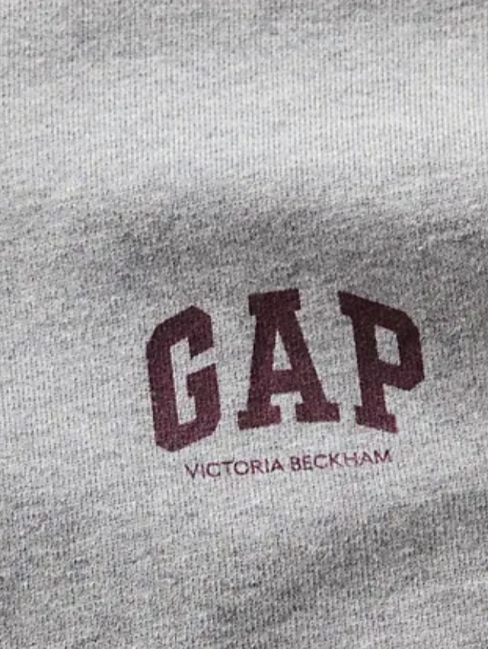 Victoria Beckham Gray Scoopneck Knit Sweater